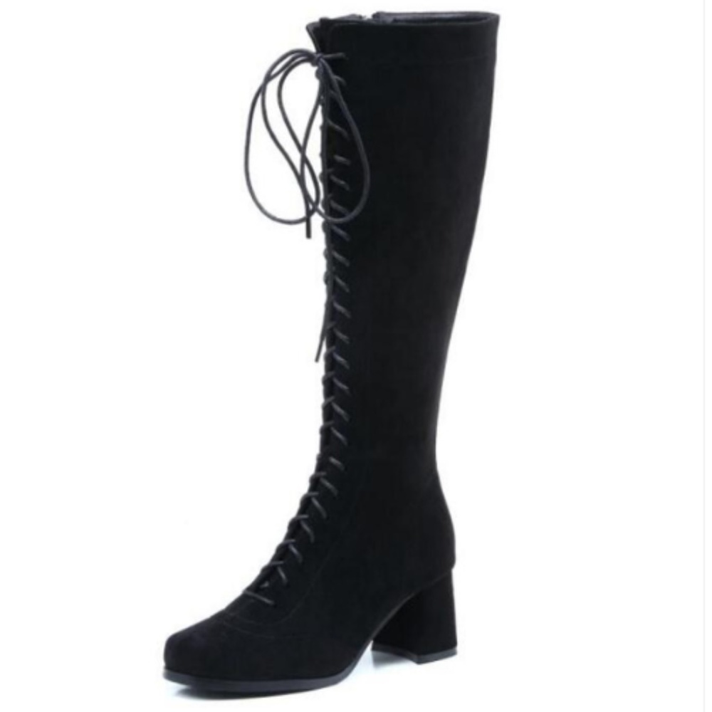 Size 6.5 Black HIgh Boots